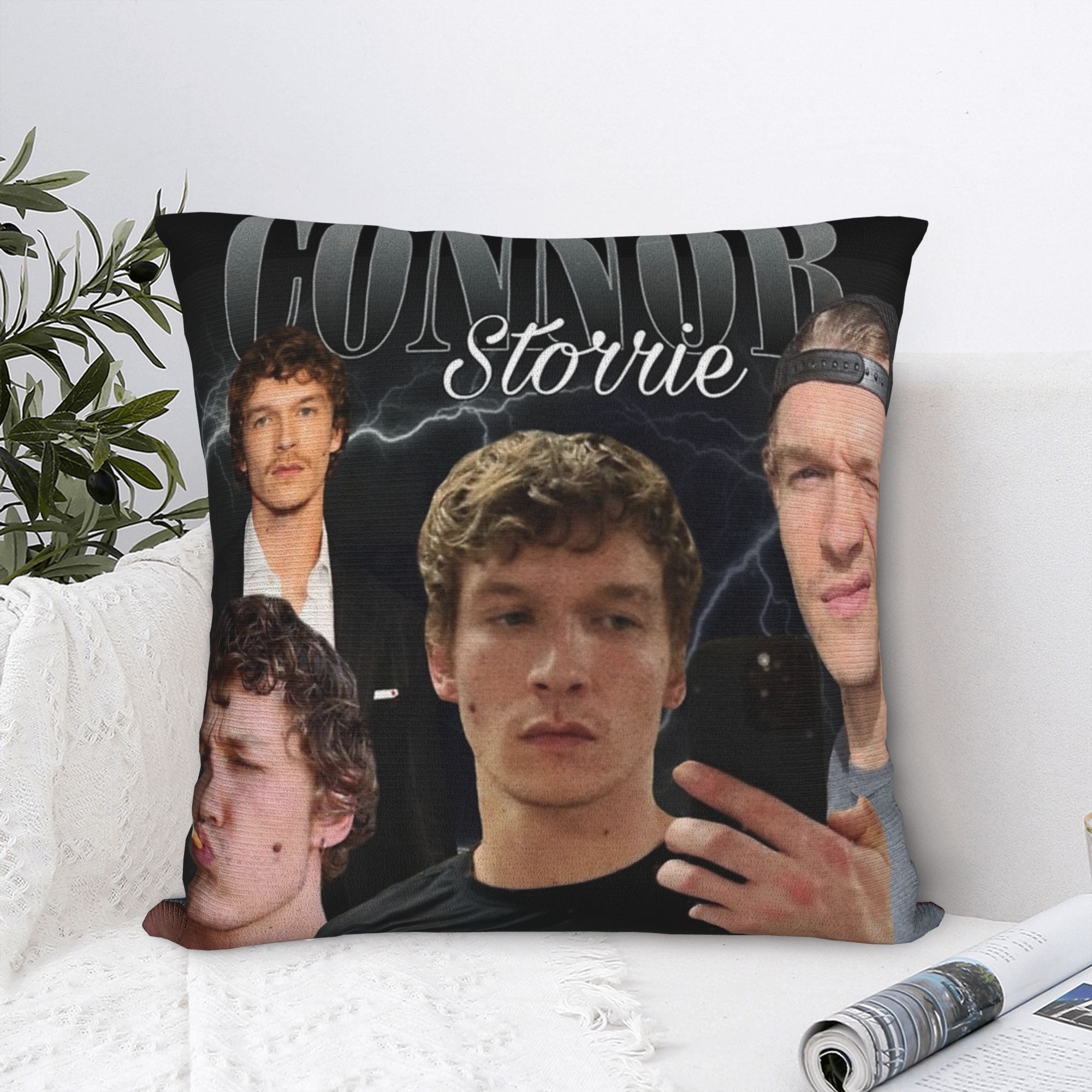 Pillow Cover Sublimation - Connor Storrie rénov chauffé Ilya Rozanov