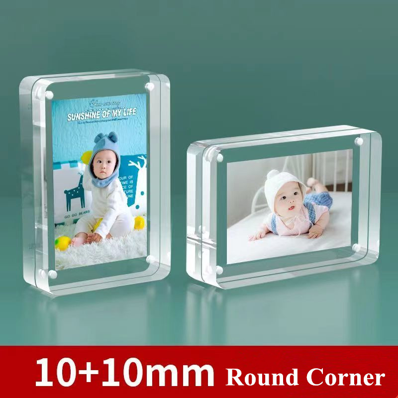 Photo Acrylic Block - Cadres photo magnétiques double face, photo