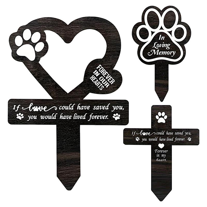 Yard Sign Blank - Marqueur de tombe pour chien, piquet