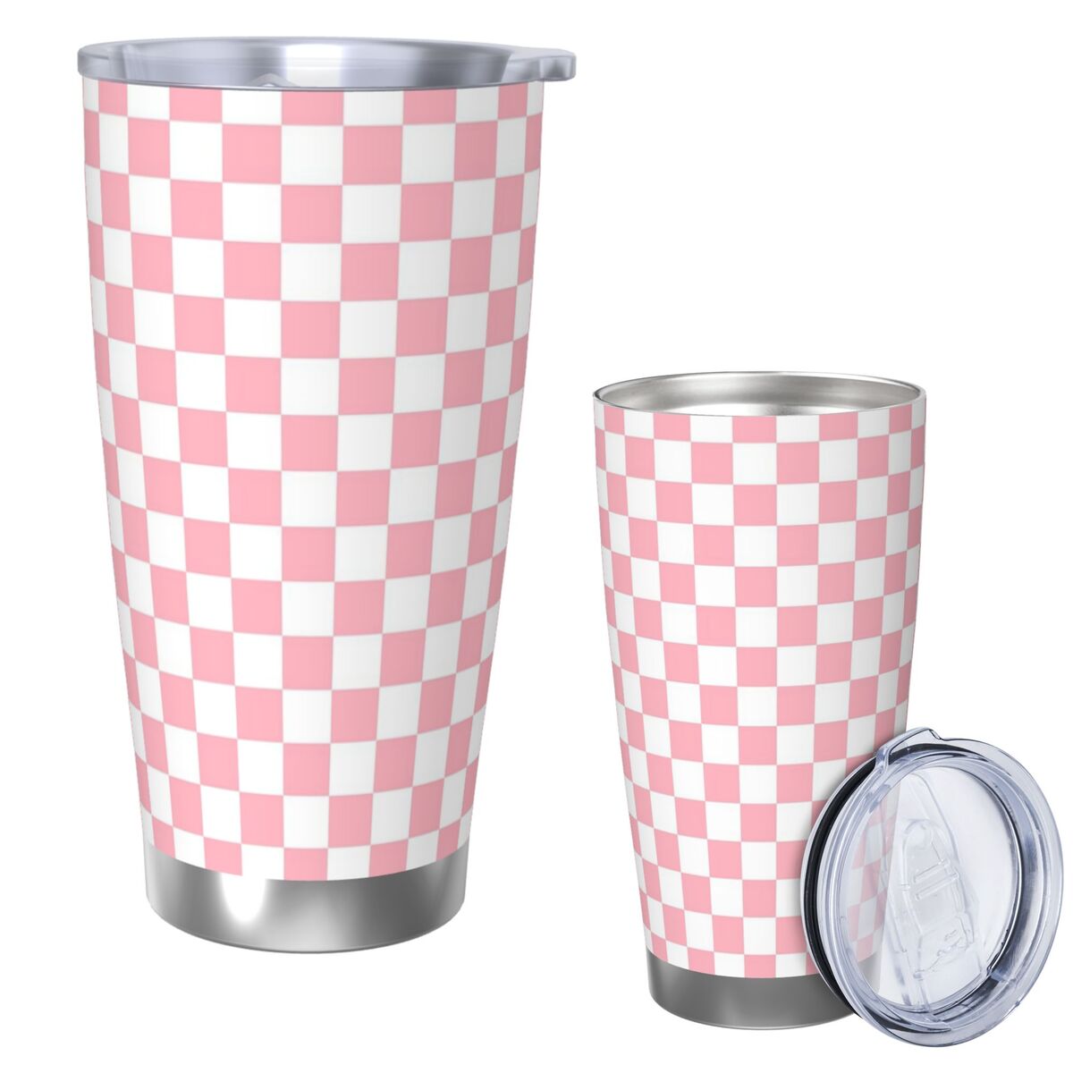 Tumbler 20Oz White - Gobelet en acier inoxydable à motif