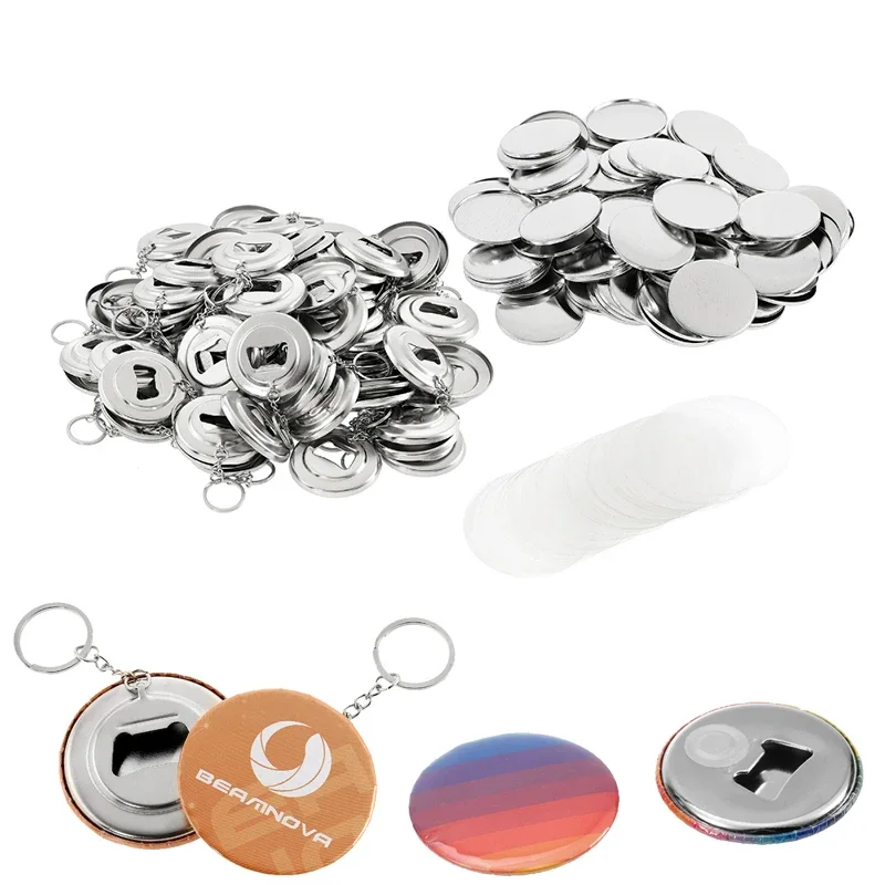 Button Badge Blank - Matériel d'insigne de bricolage pour ouvre-bouteille