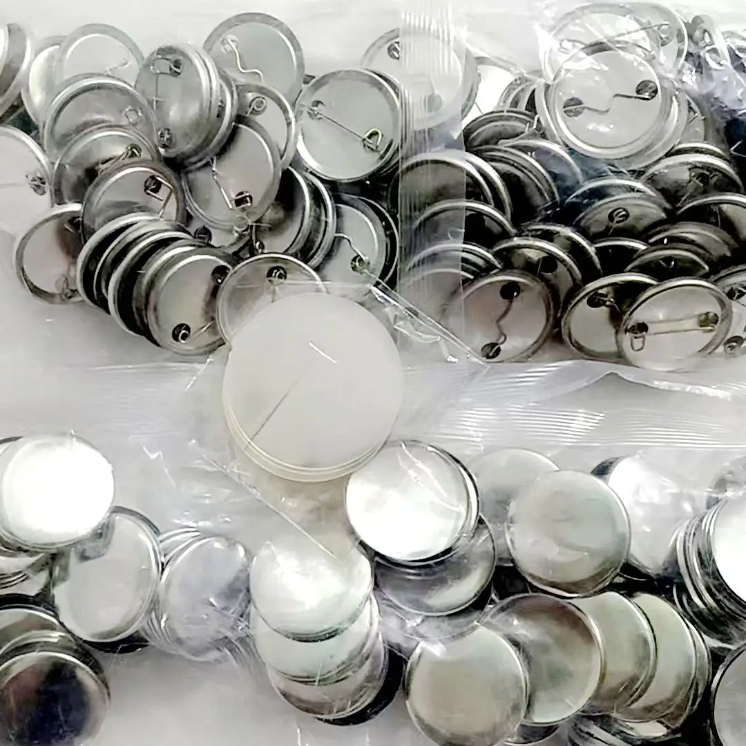 Button Badge Blank - 1000 pièces de badges en métal