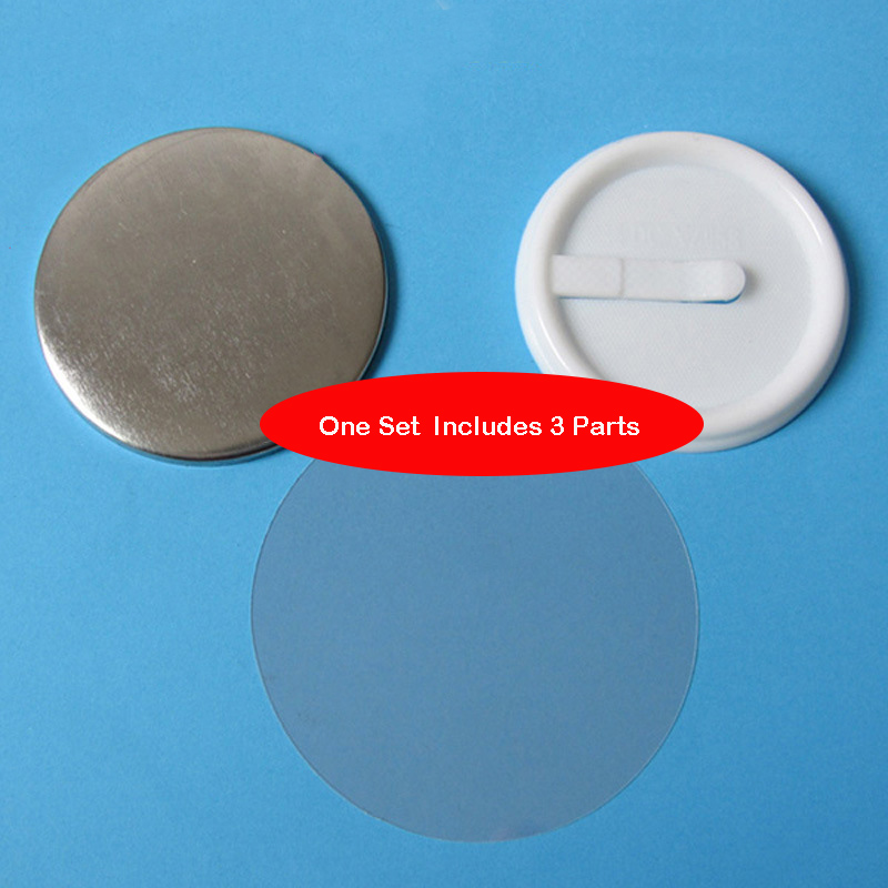 Button Badge Blank - 100 badges à insérer vierges de