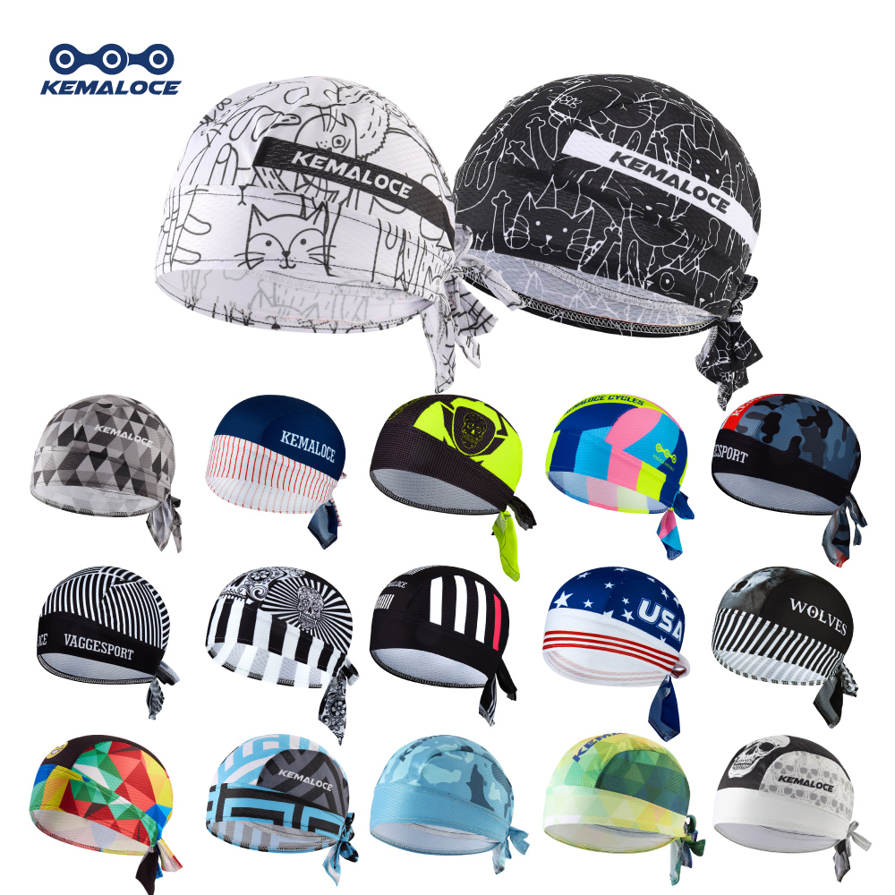 Bandana Blank White - KAMALOCE-Casquette de cyclisme à protection UV