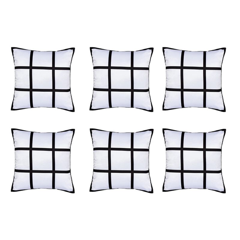Pillow Cover Sublimation - ABKJ-6 pièces Housse de coussin vierge