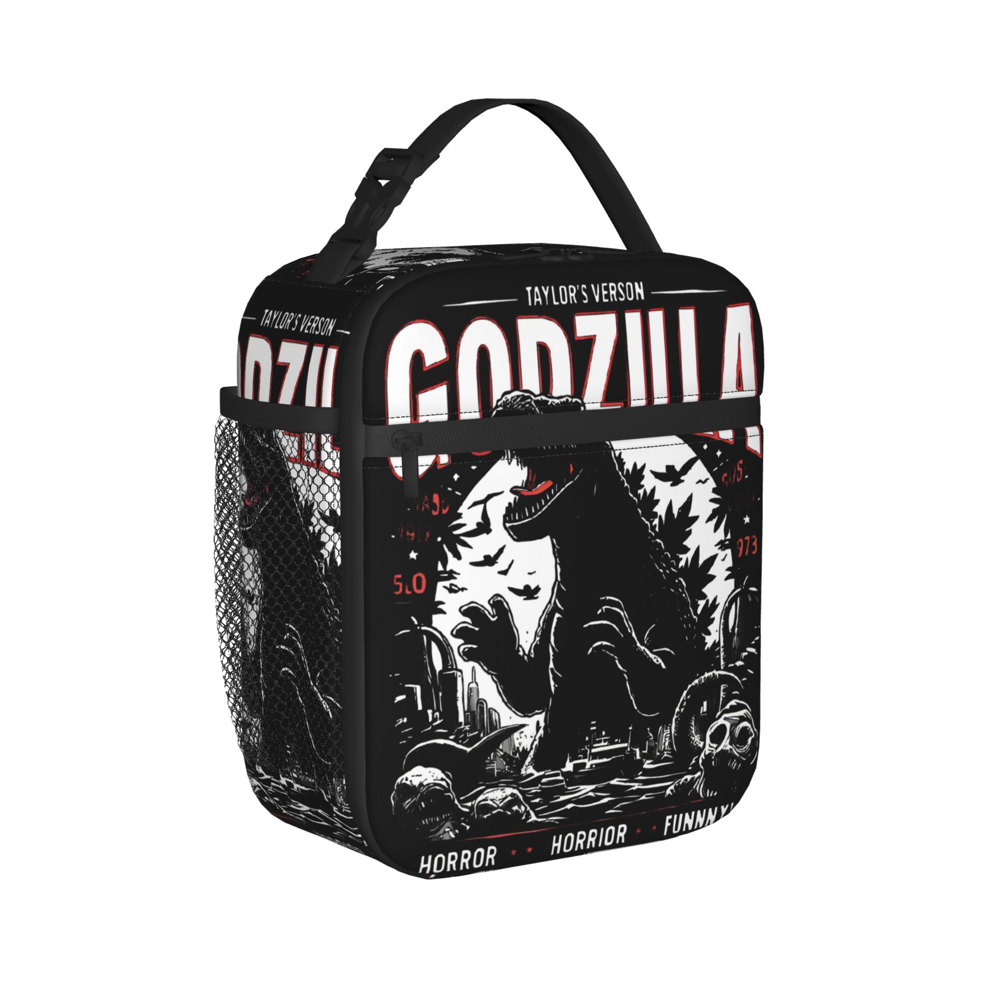 Tote Bag Sublimation - Sacs à lunch isothermes Godzillaed Anime,