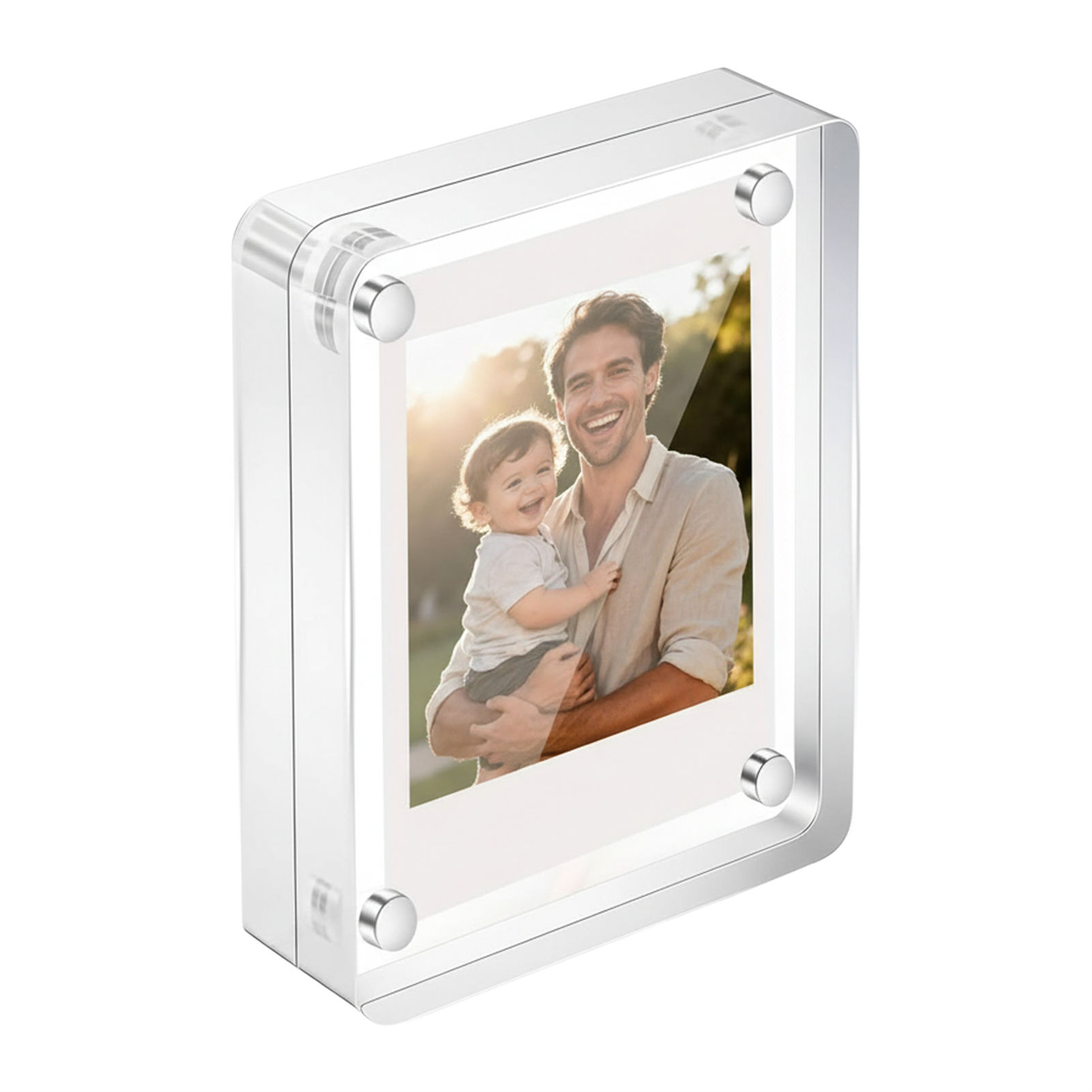 Photo Acrylic Block - Cadre photo magnétique en acrylique 2,5x3,5