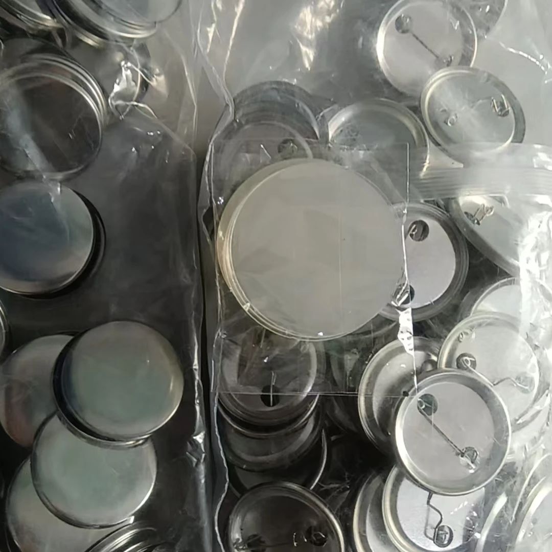 Button Badge Blank - 500 pièces de badges en métal