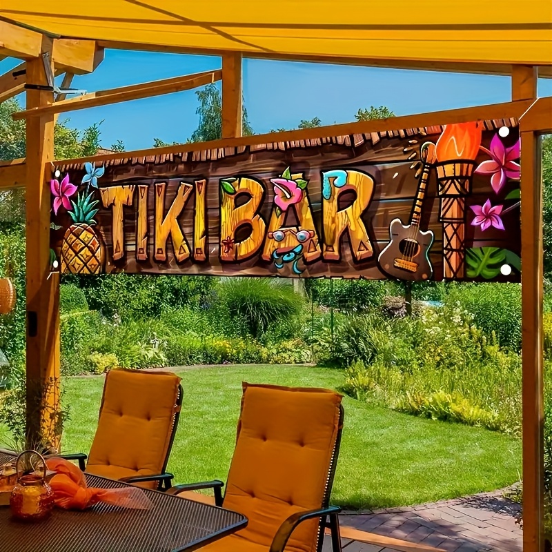 Yard Sign Blank - Bannière de Bar Tiki, décorations de