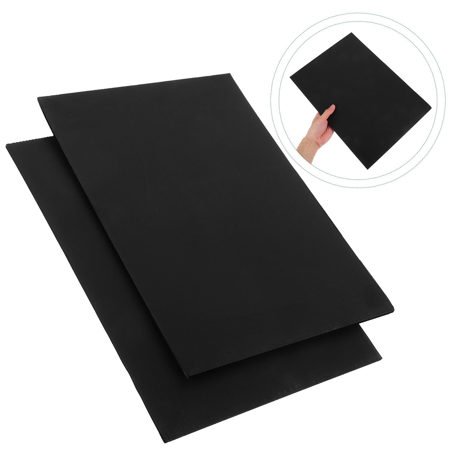 Yard Sign Blank - Panneaux de signalisation de jardin noirs