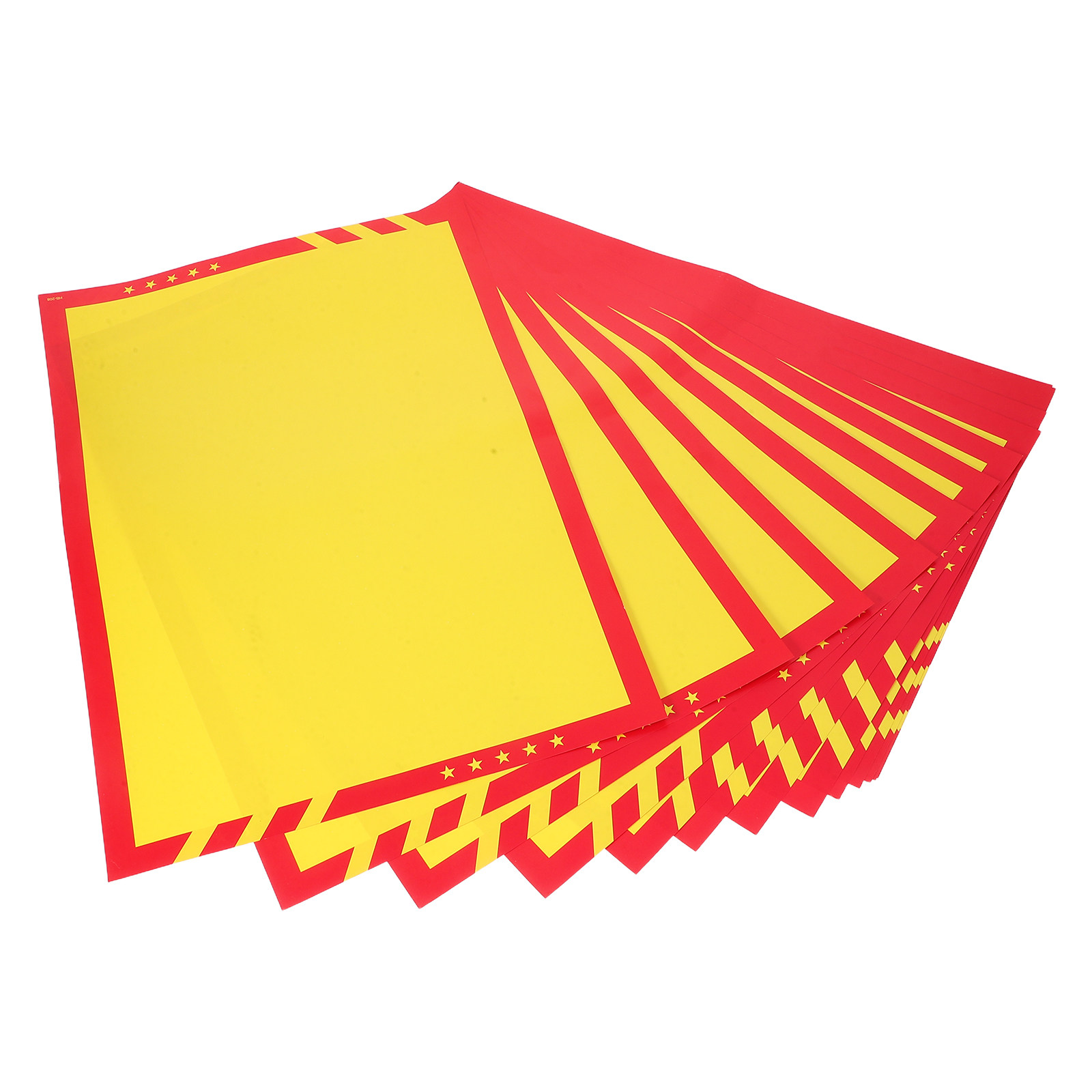 Yard Sign Blank - 20 Panneaux Publicitaires en Papier Pop-Up