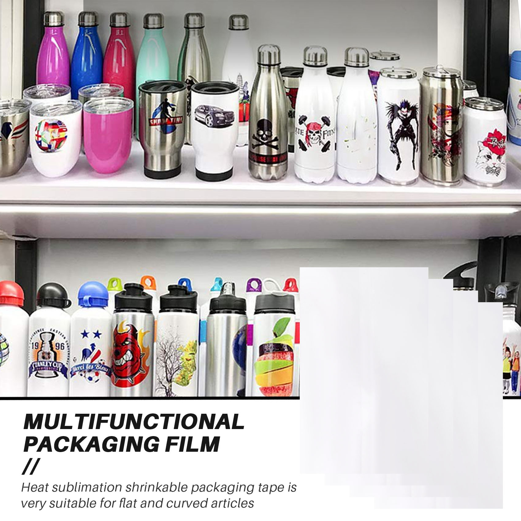 Sublimation Mug White - Manchons thermorétractables pour sublimation AA94-8X12 pouces,