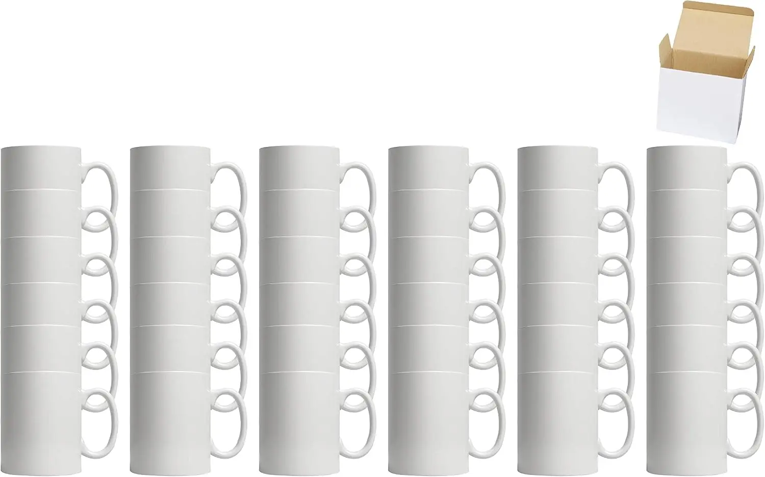 Sublimation Mug White - Tasse à café en céramique blanche
