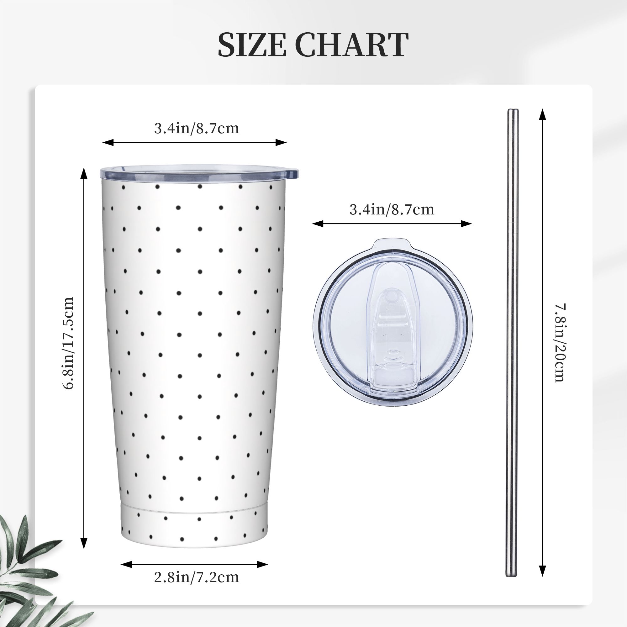Gobelet isotherme en acier ino - Tumbler 20Oz White avis et prix