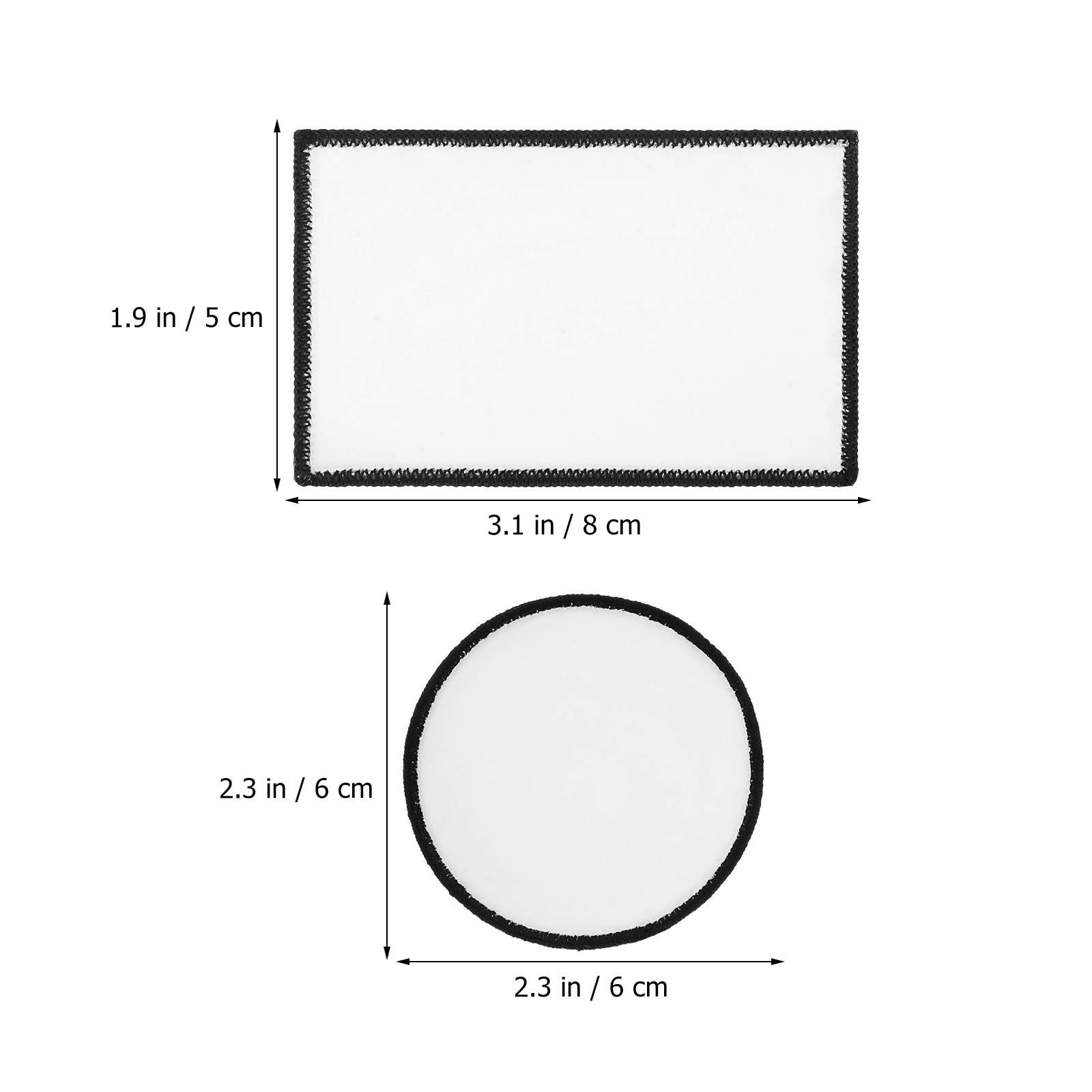 30 Patchs vierges pour chapeau - Hat Sublimation Blank avis et prix