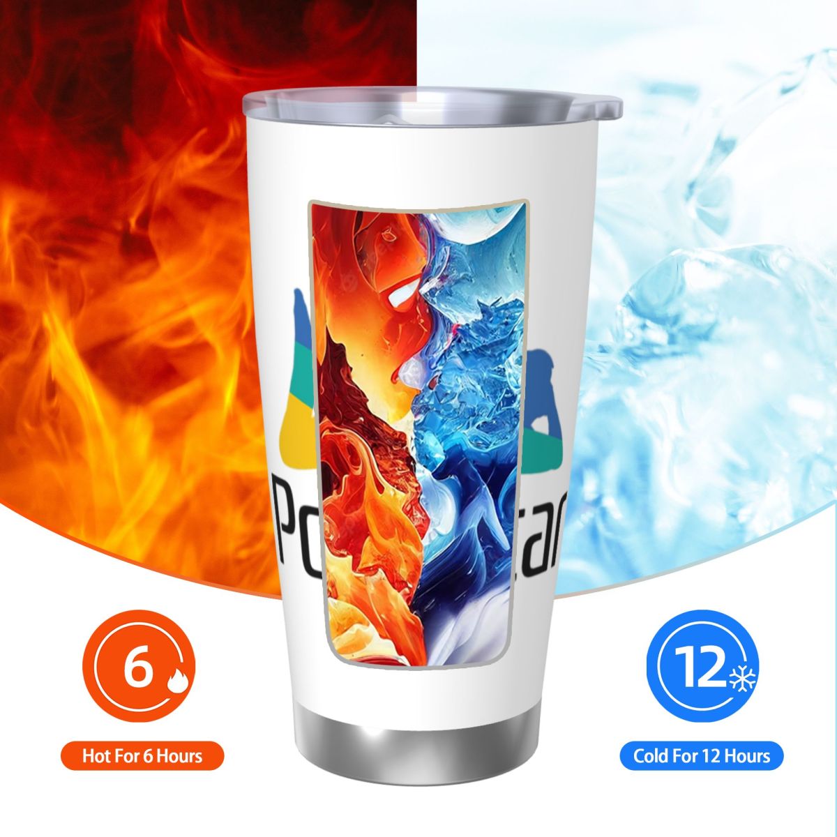 Ps Pron Star – gobelet en acie - Tumbler 20Oz White avis et prix