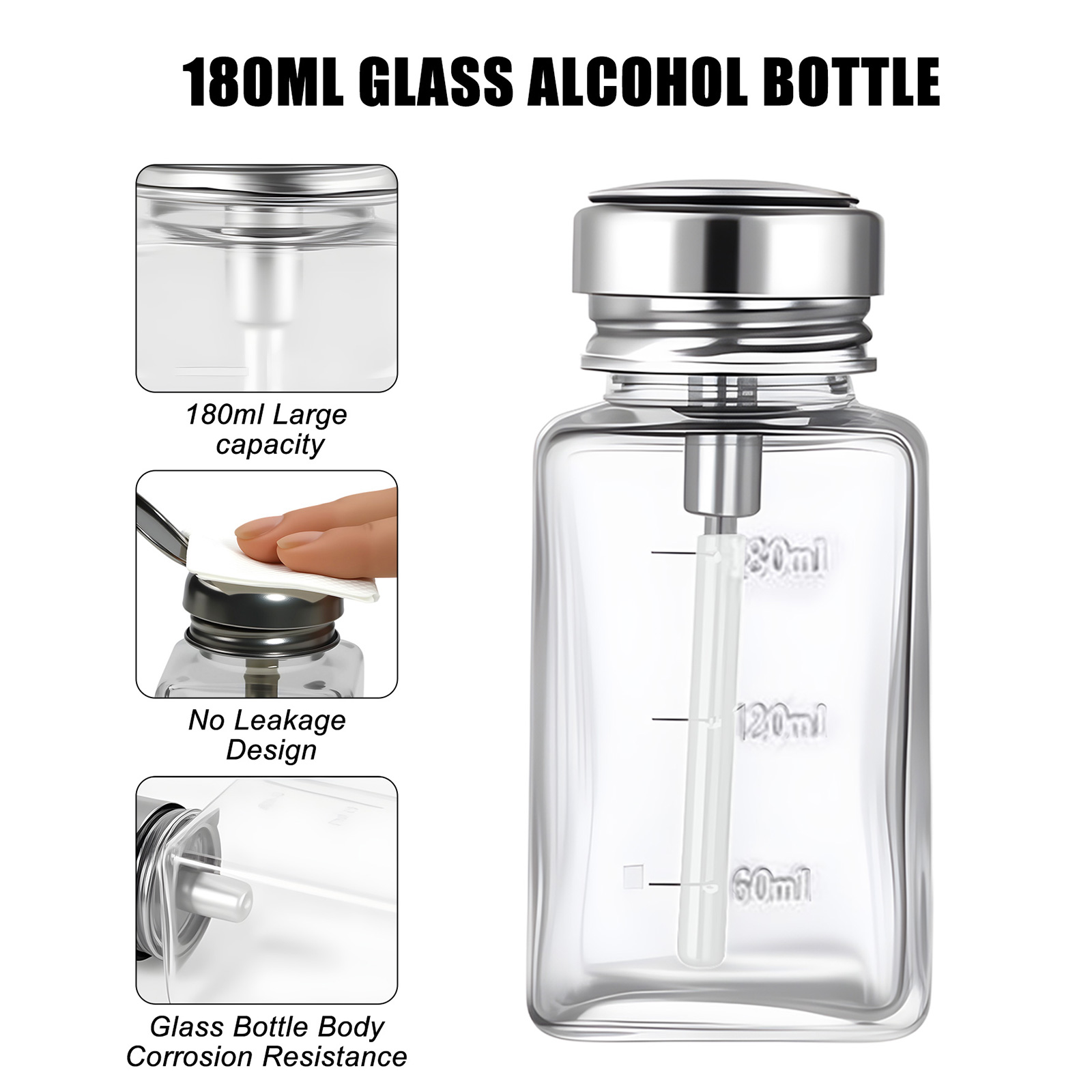 Bouteille en verre pour ongles - Water Bottle Blank avis et prix