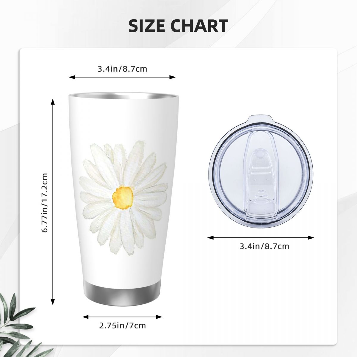 Peint à la main une petite mar - Tumbler 20Oz White avis et prix