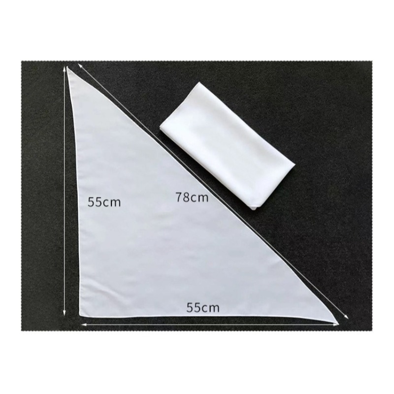 Bandana triangulaire blanc pou - Bandana Blank White avis et prix