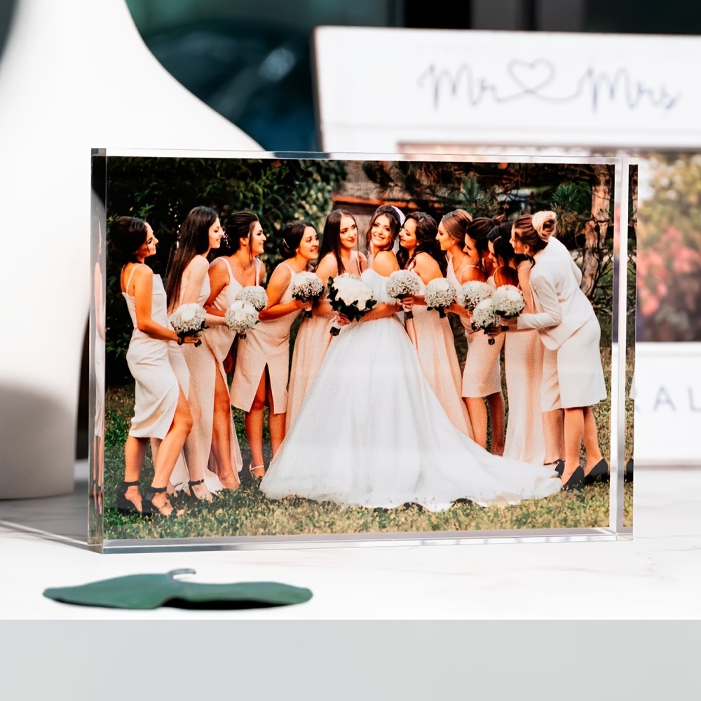 Bloc photo 3D personnalisé en  - Photo Acrylic Block avis et prix