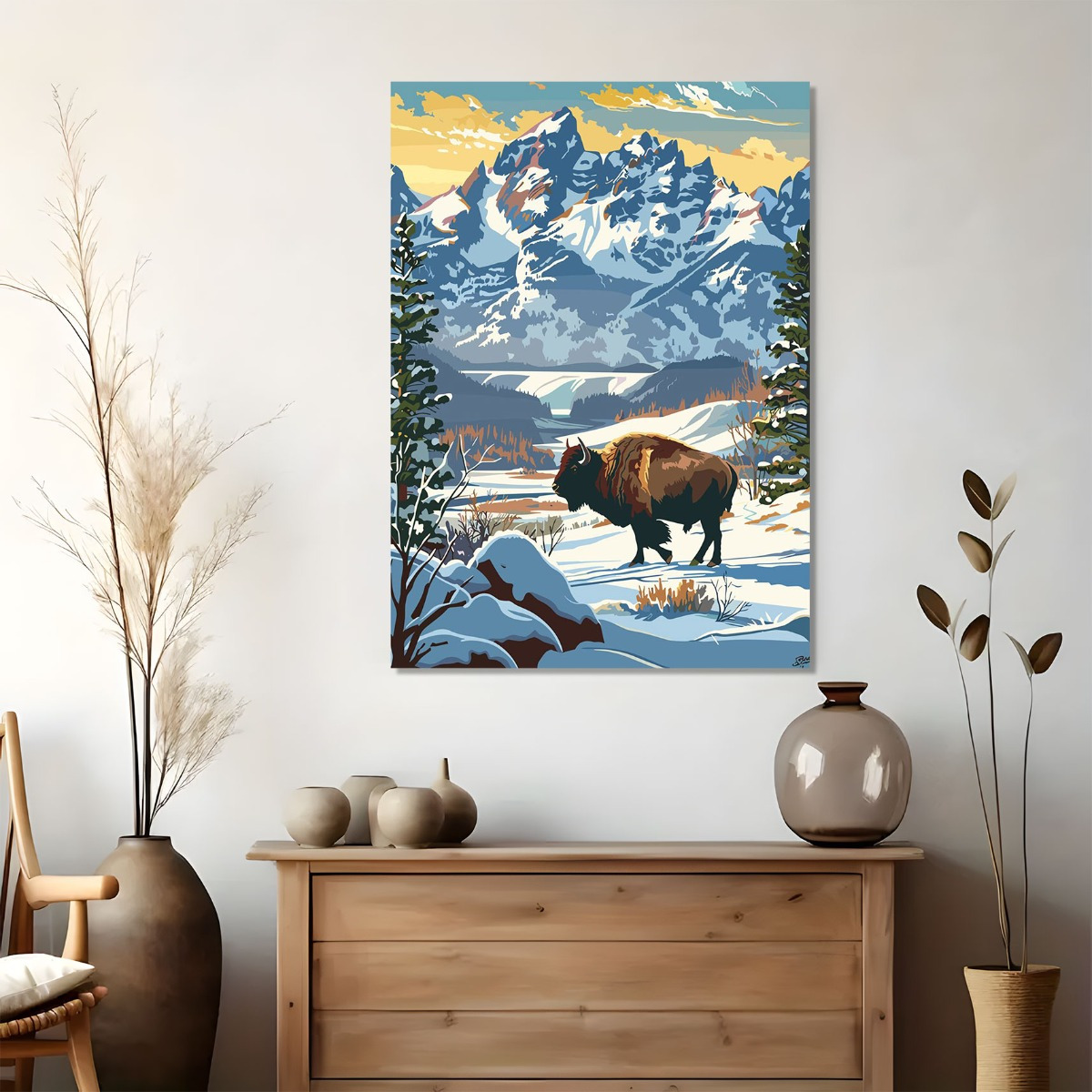 1 pièce d'impression sur toile - Canvas Wrap Ready avis et prix
