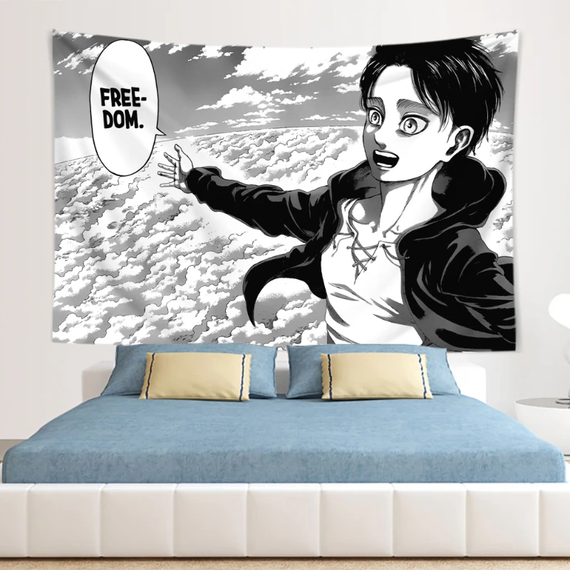 Eren Yeager Freedom Manga affi - Canvas Wrap Ready avis et prix