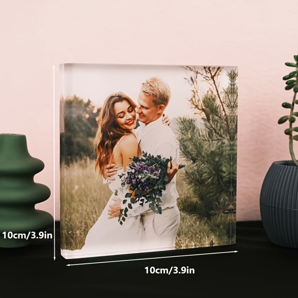 Bloc photo personnalisé en acr - Photo Acrylic Block avis et prix