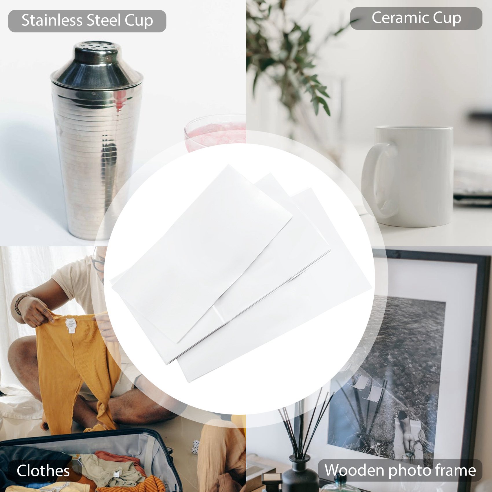 -FTGT 30 pièces Film d'envelop - Sublimation Mug White avis et prix