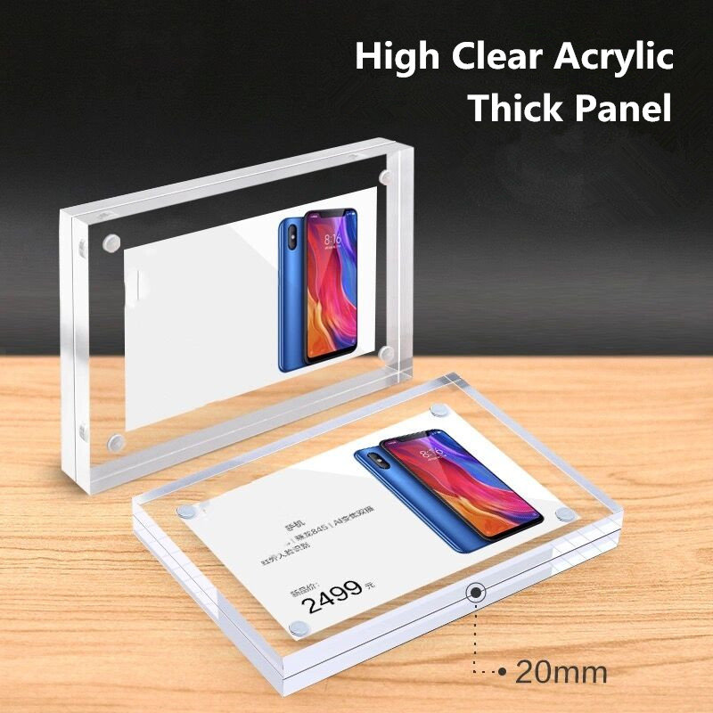 Lot de 5 supports magnétiques  - Photo Acrylic Block avis et prix