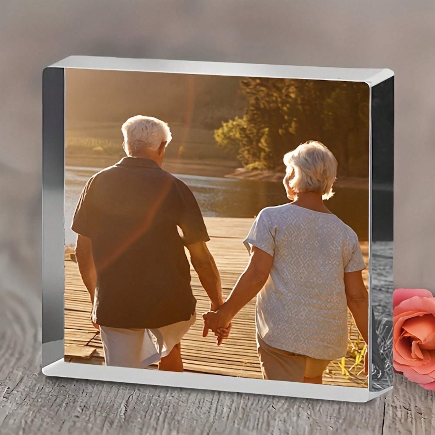 Bloc photo acrylique plat 2D - - Photo Acrylic Block avis et prix