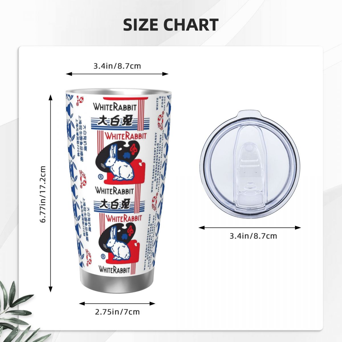 Gobelet en acier inoxydable po - Tumbler 20Oz White avis et prix