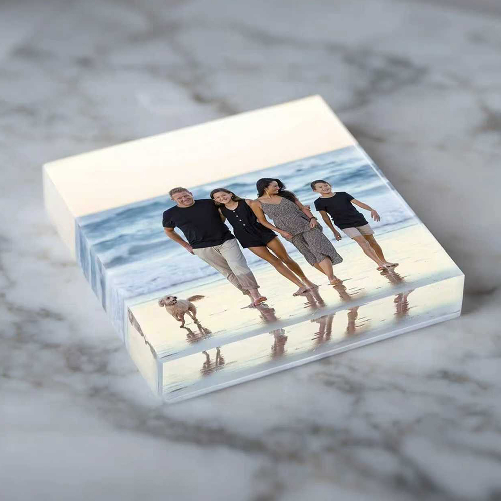 Bloc photo personnalisé en acr - Photo Acrylic Block avis et prix