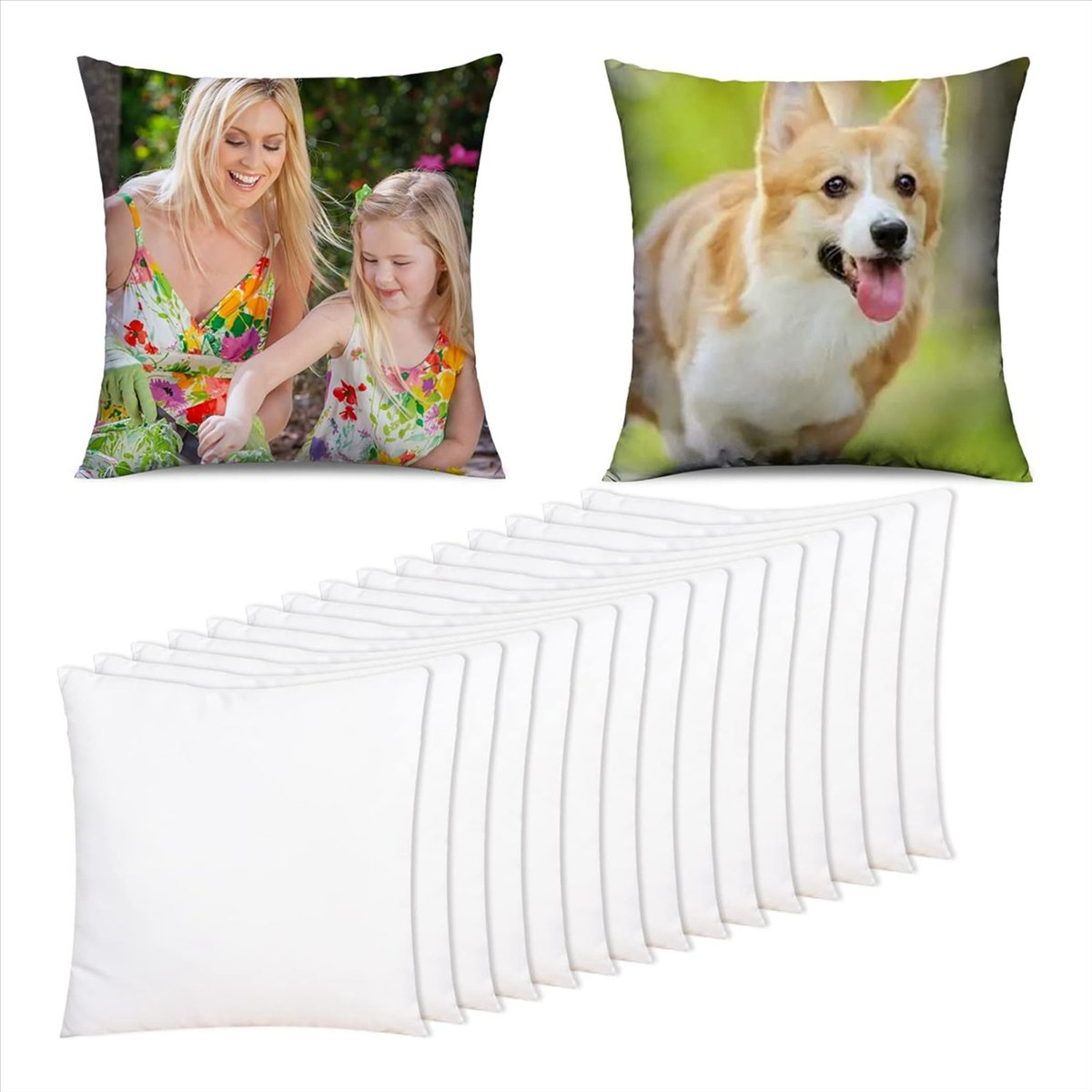ABZT 15 pièces Housses de cous - Pillow Cover Sublimation avis et prix