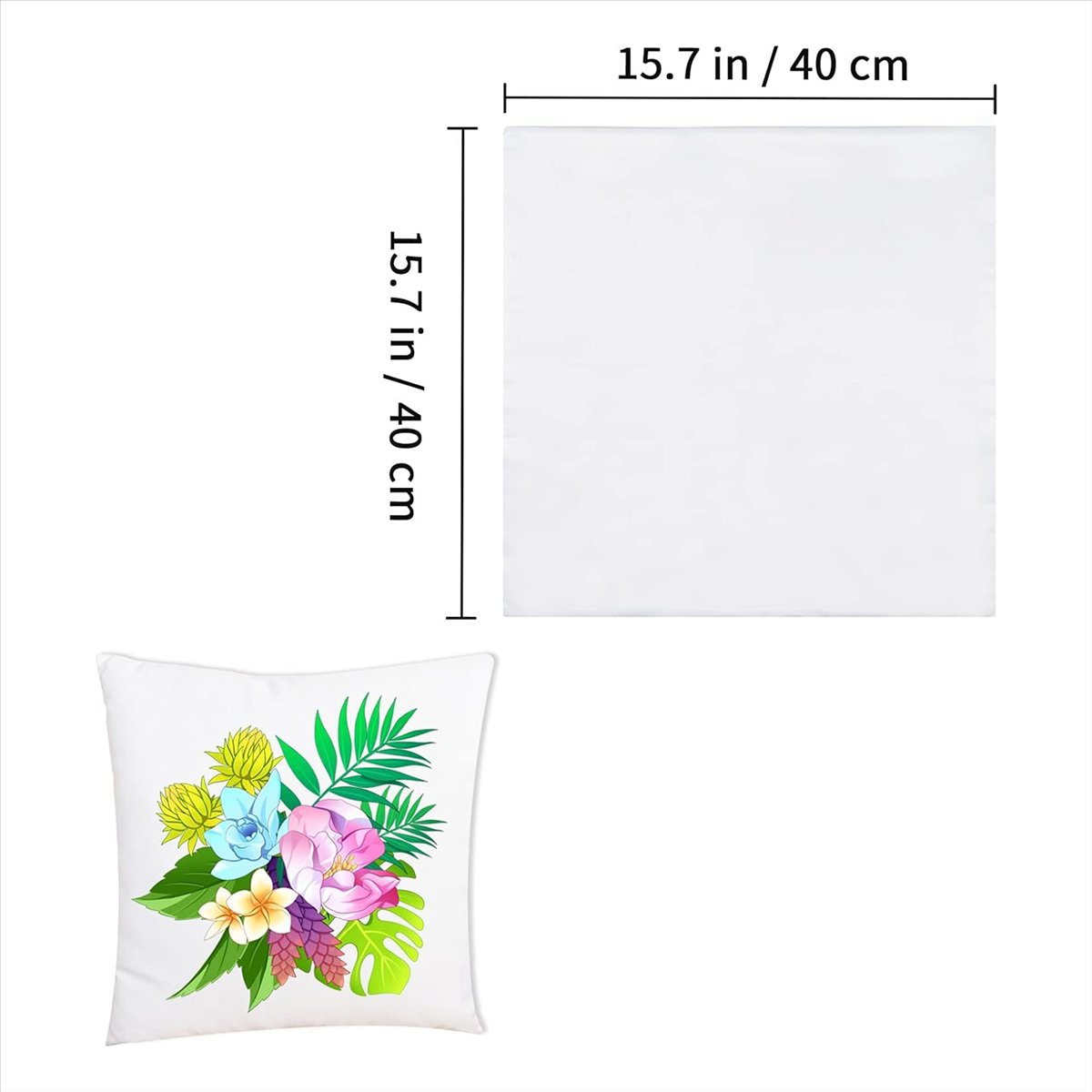 ABZT 15 pièces Housses de cous - Pillow Cover Sublimation avis et prix