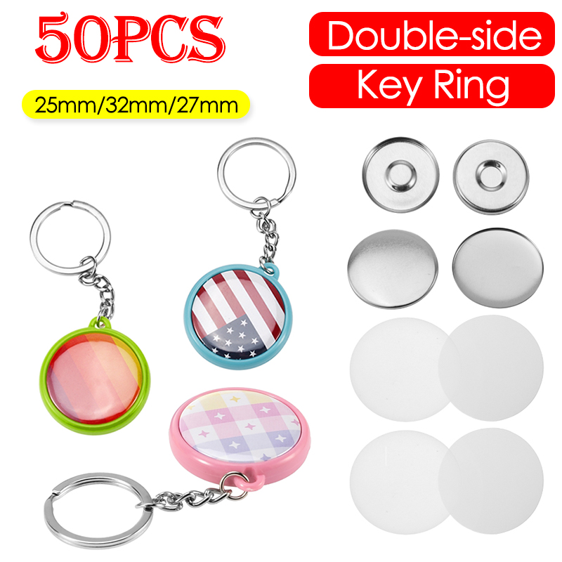 Lot de 50 pièces de composants - Button Badge Blank avis et prix