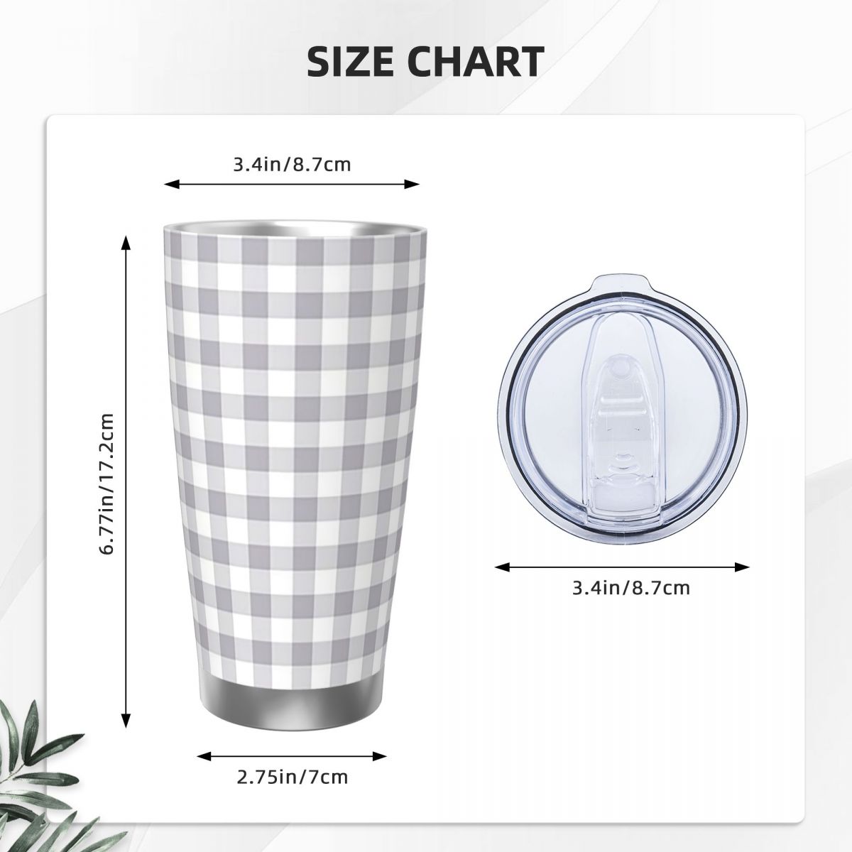 Gobelet en acier inoxydable vi - Tumbler 20Oz White avis et prix