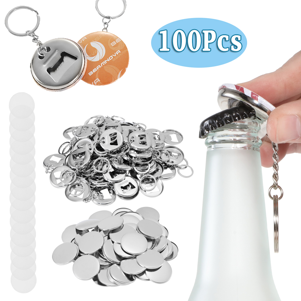 100 pièces Badge matériaux ouv - Button Badge Blank avis et prix