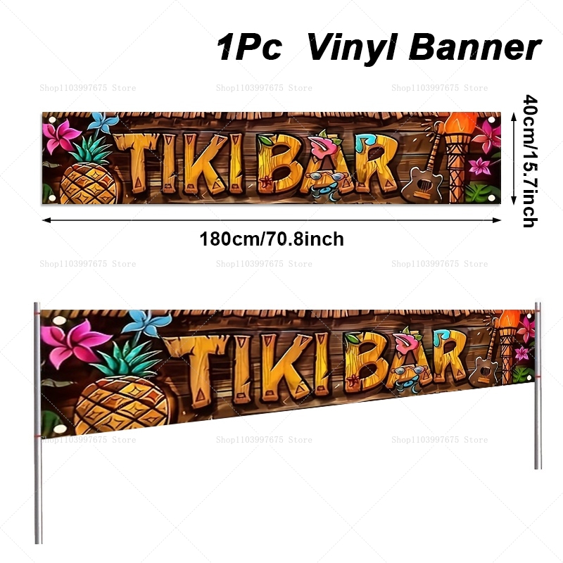 Bannière de Bar Tiki, décorati - Yard Sign Blank avis et prix