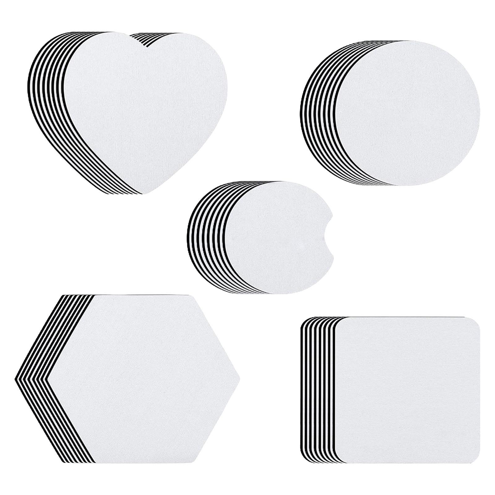 40 pièces de sous-verres vierg - Coaster Sublimation Blank avis et prix