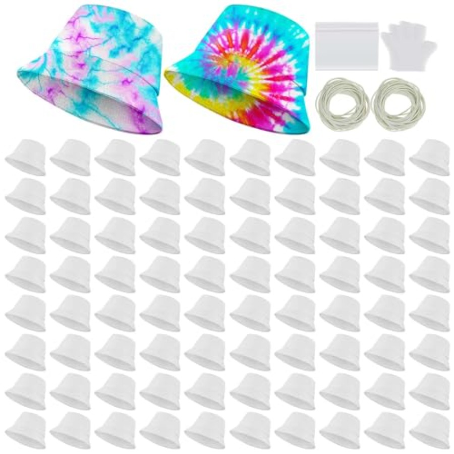 Chapeau bob en coton blanc pou - Hat Sublimation Blank avis et prix