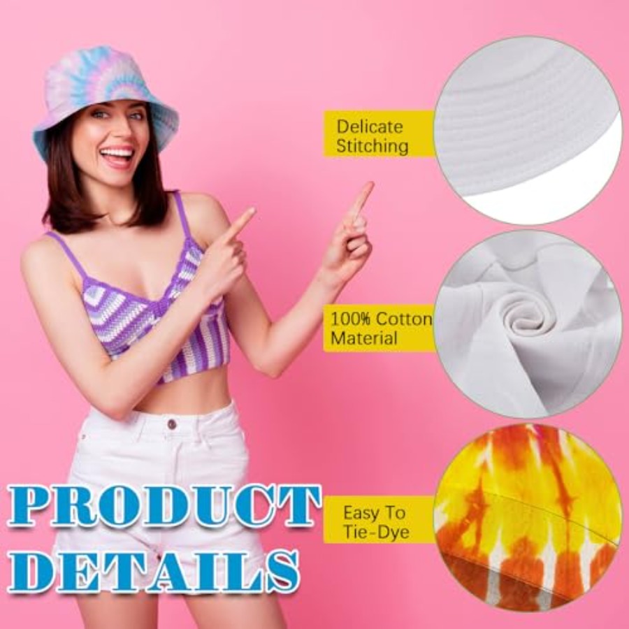 Chapeau bob en coton blanc pou - Hat Sublimation Blank avis et prix