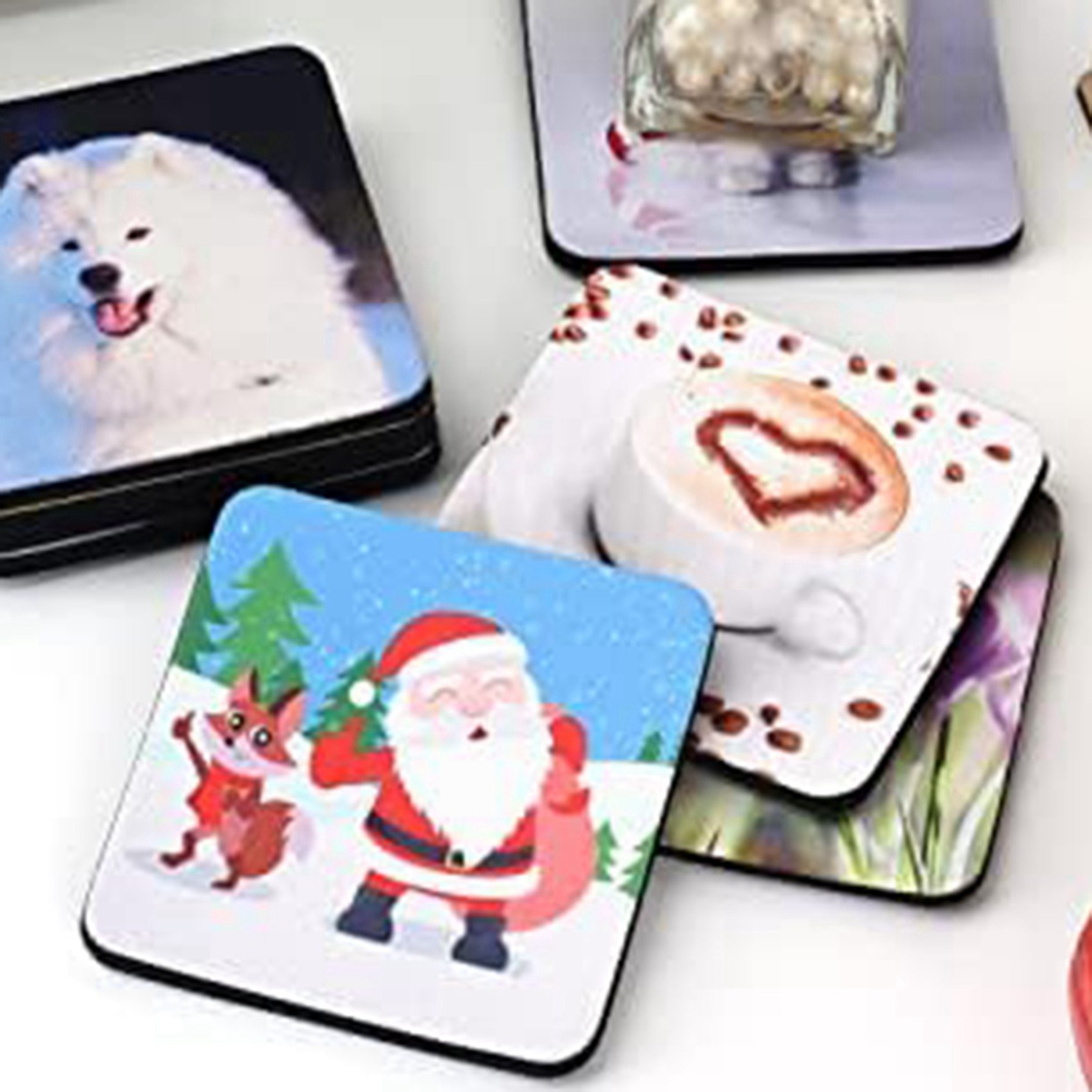 F-F 40PCS Sous-verres carrés v - Coaster Sublimation Blank avis et prix