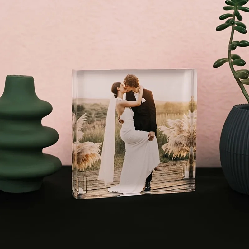 Bloc photo personnalisé en acr - Photo Acrylic Block avis et prix